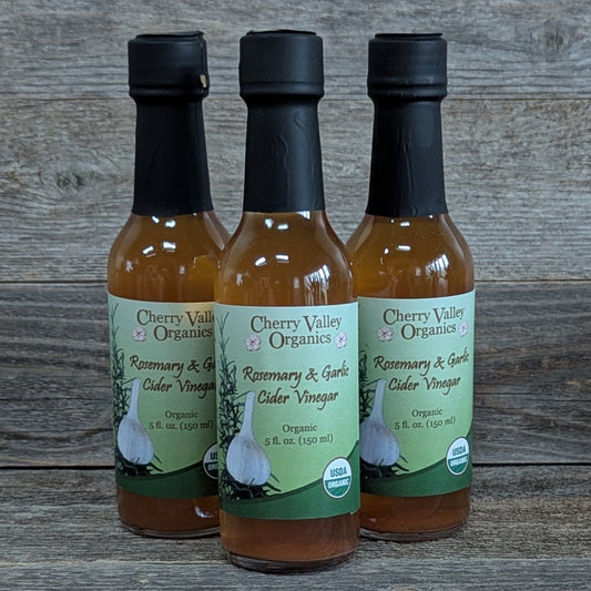 Rosemary & Garlic Apple Cider Vinegar