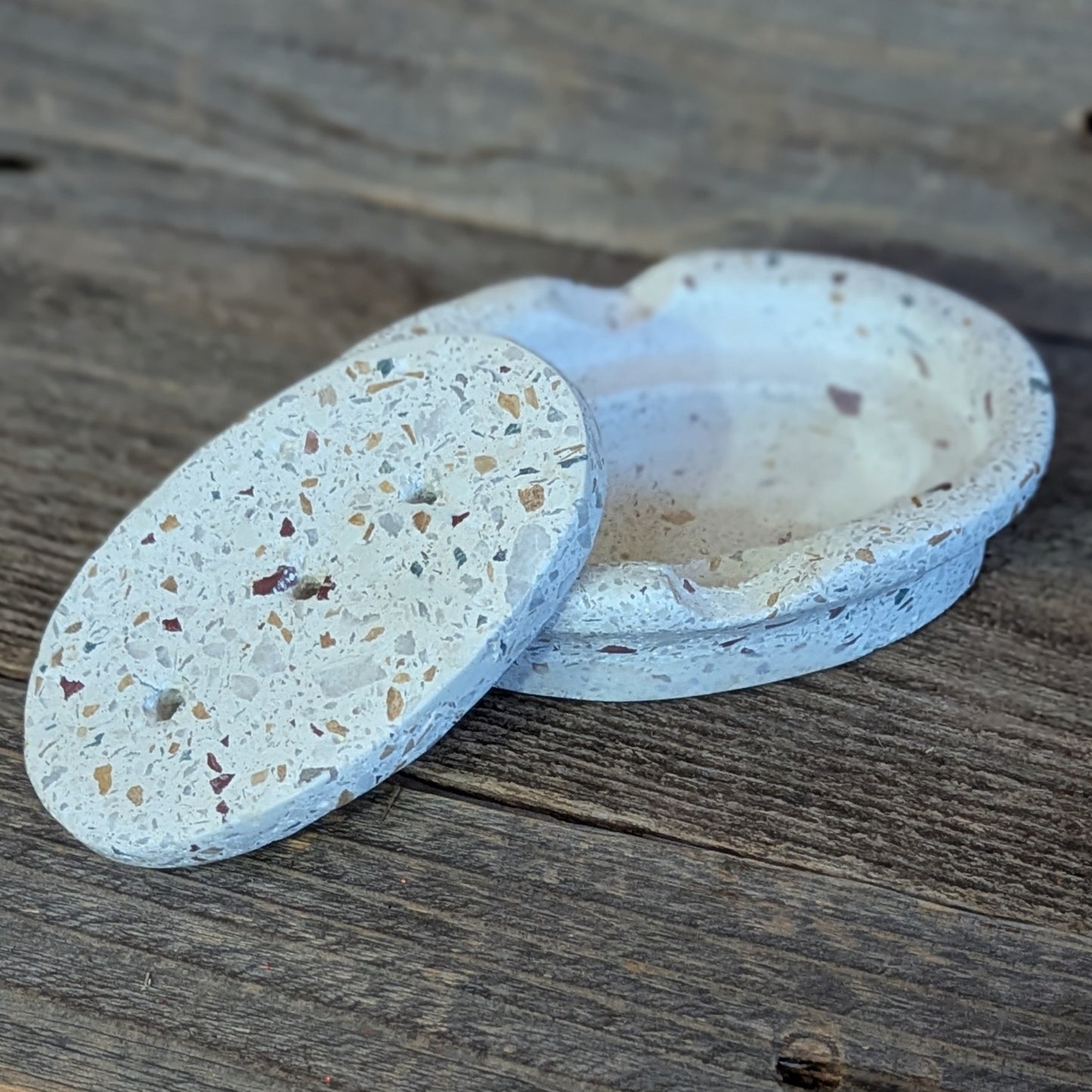 Fair-Trade Terrazzo Soap Dish