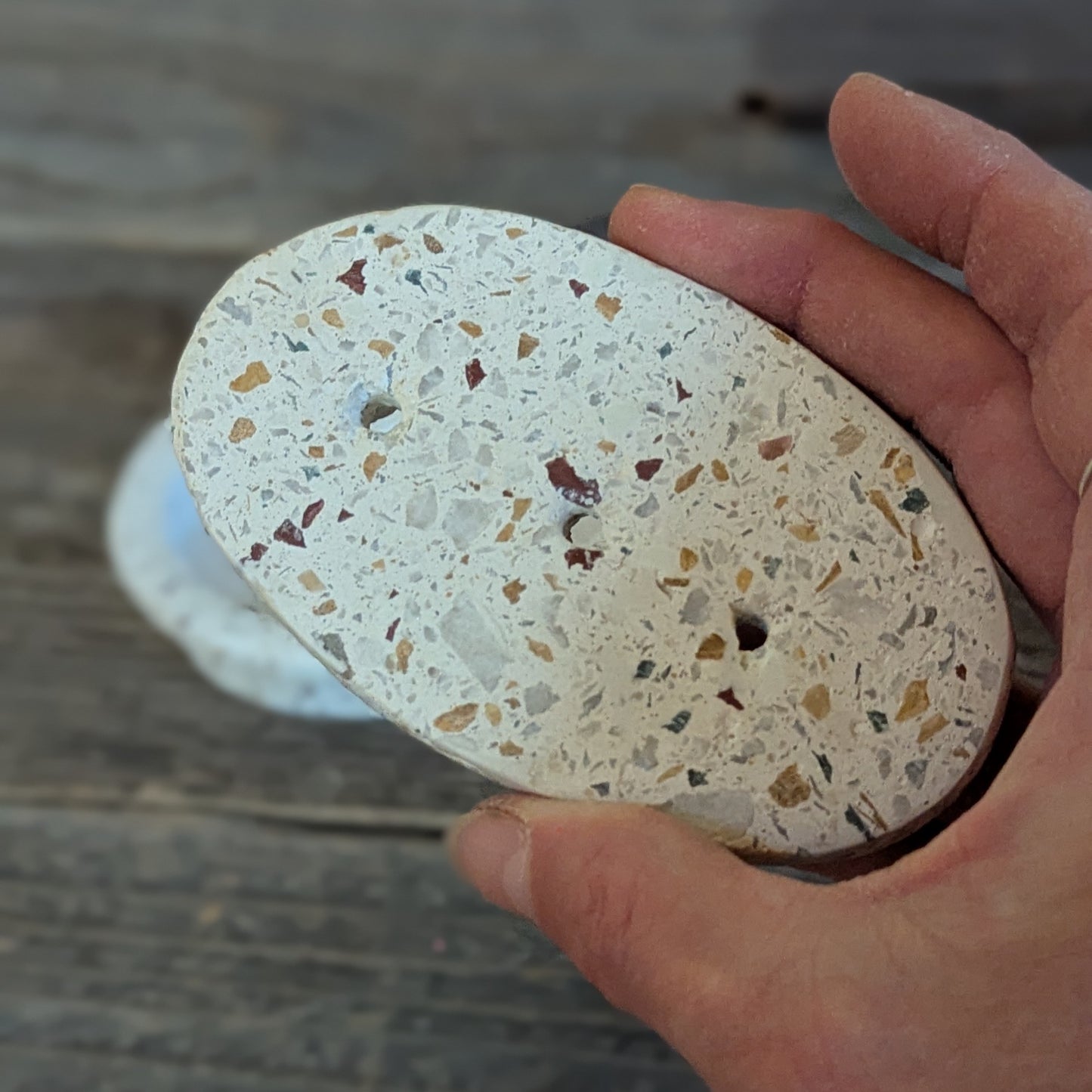 Fair-Trade Terrazzo Soap Dish