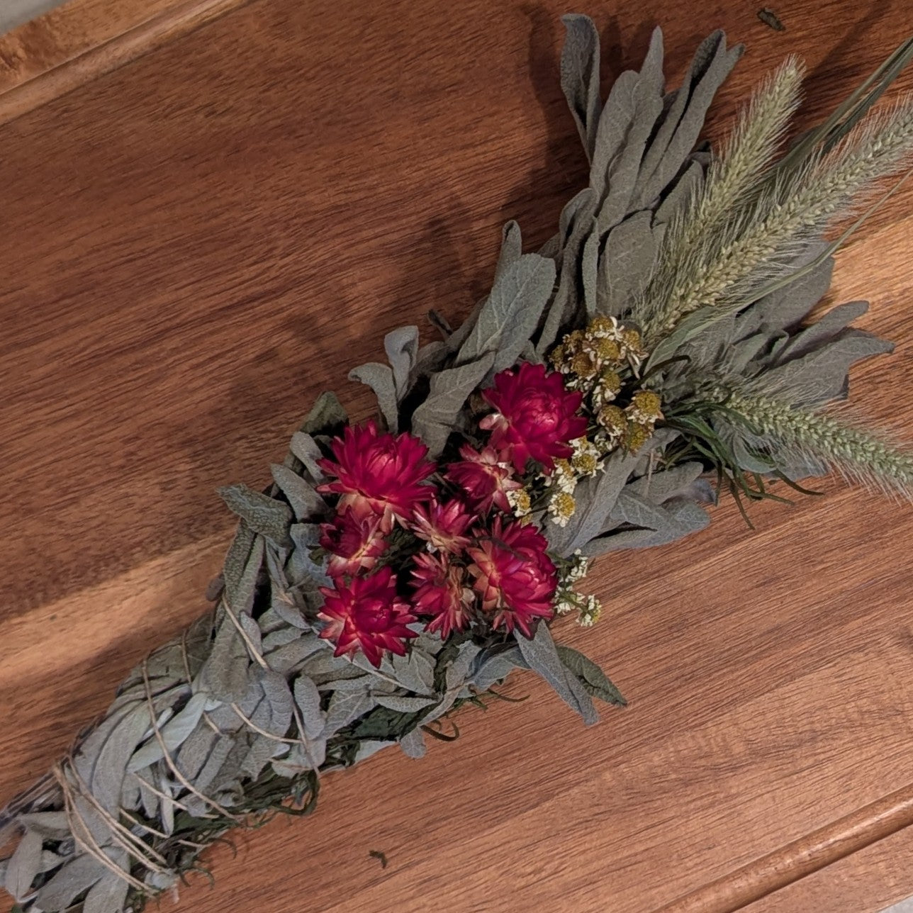 Decorative Sage with Rosemary Smudge