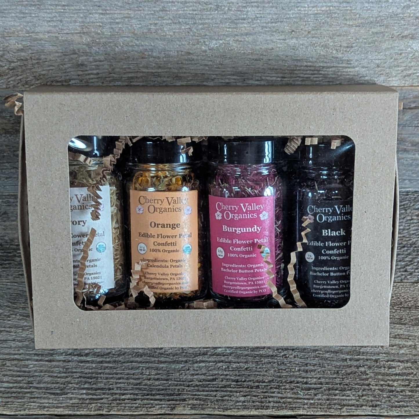 Edible Flower Petal Confetti - Sunset Kit