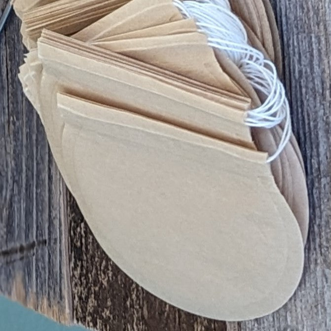 Unbleached Drawstring Tea Bags for Looseleaf Tea