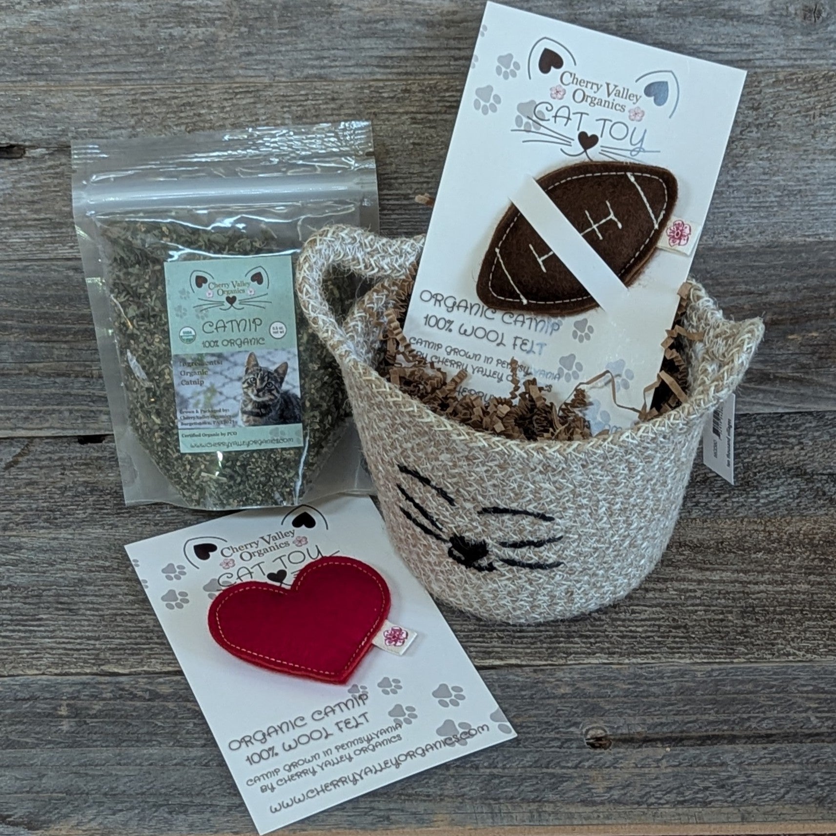 Crazy Cat Gift Basket – Cherry Valley Organics