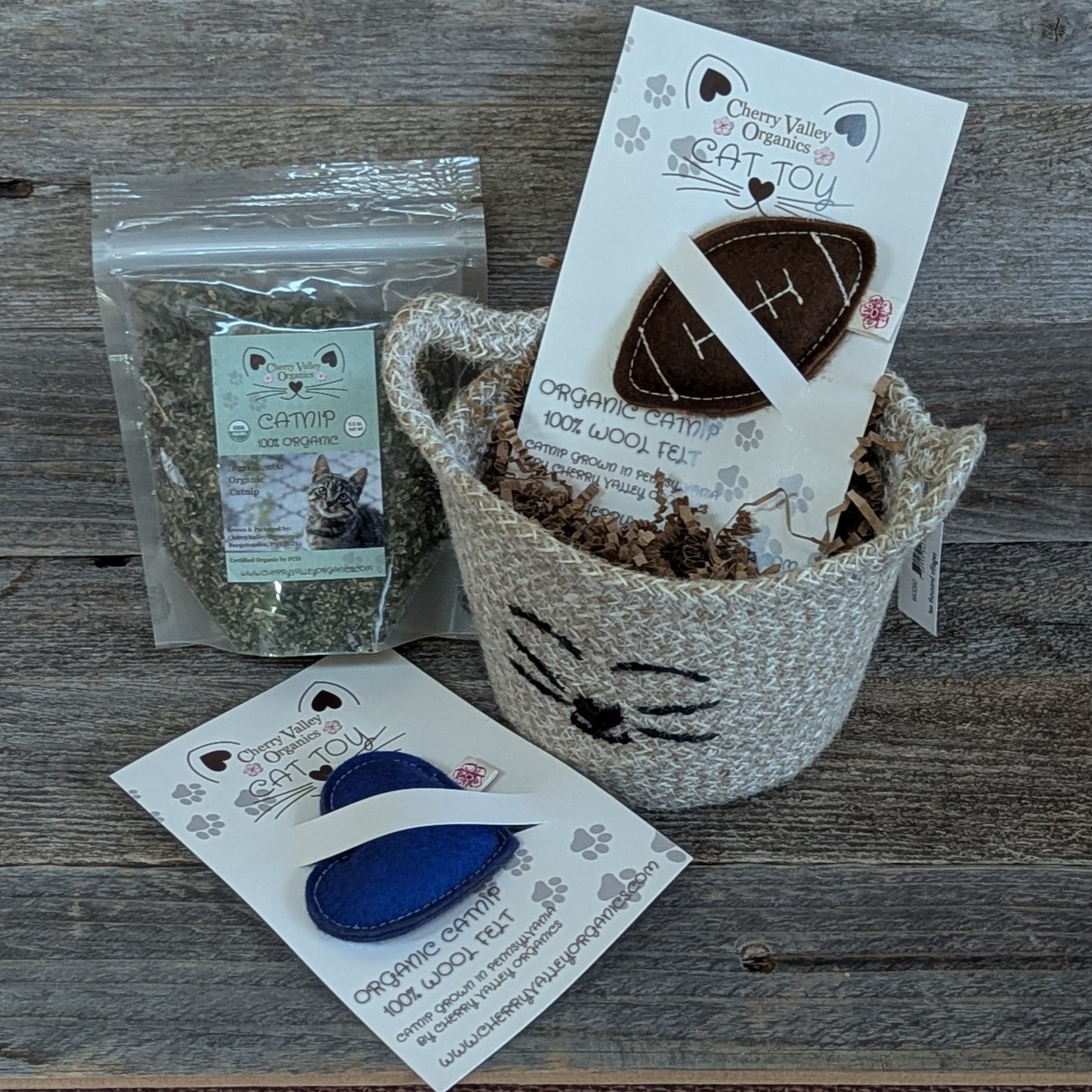 Crazy Cat Gift Basket