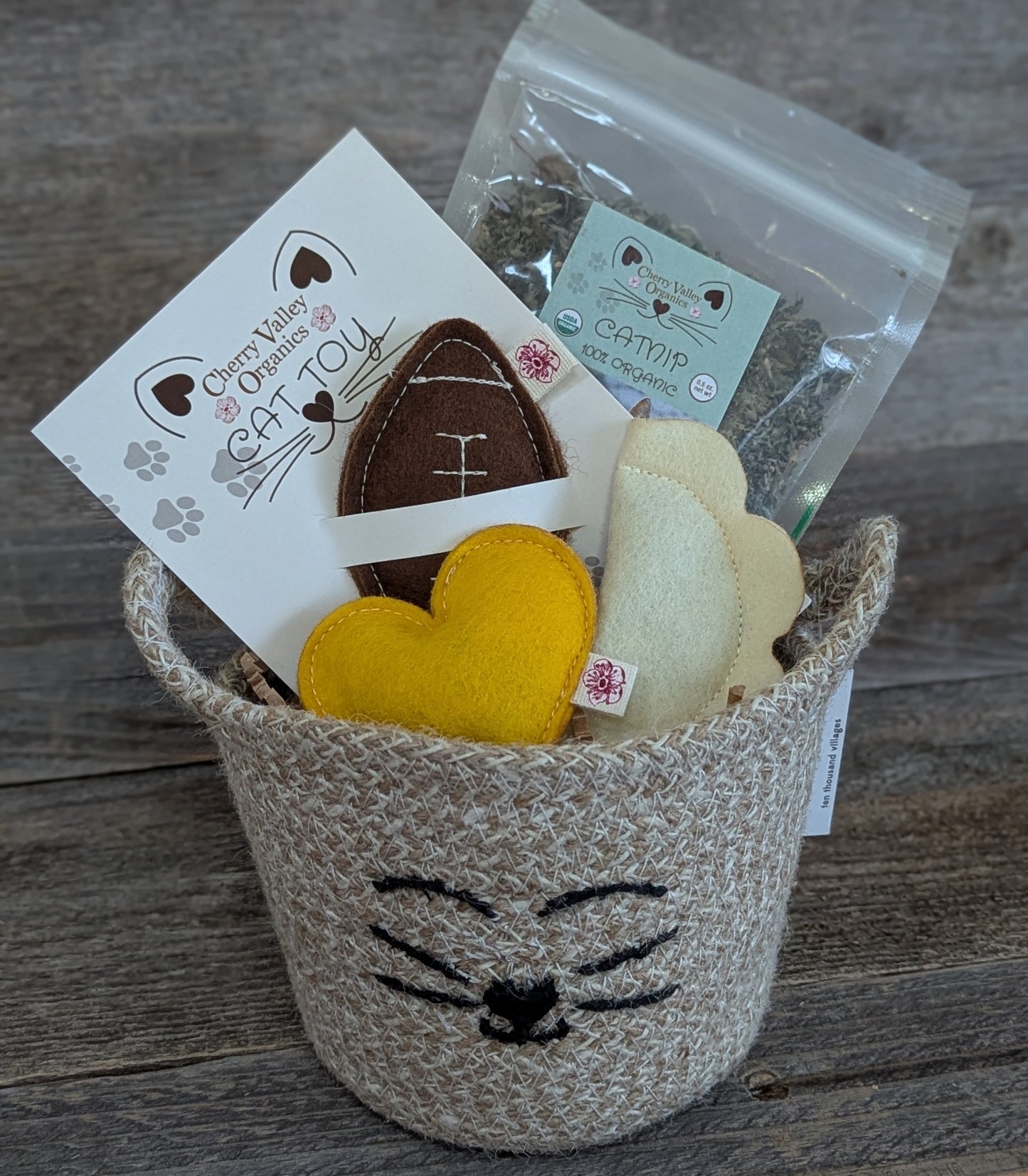 Crazy Cat Gift Basket