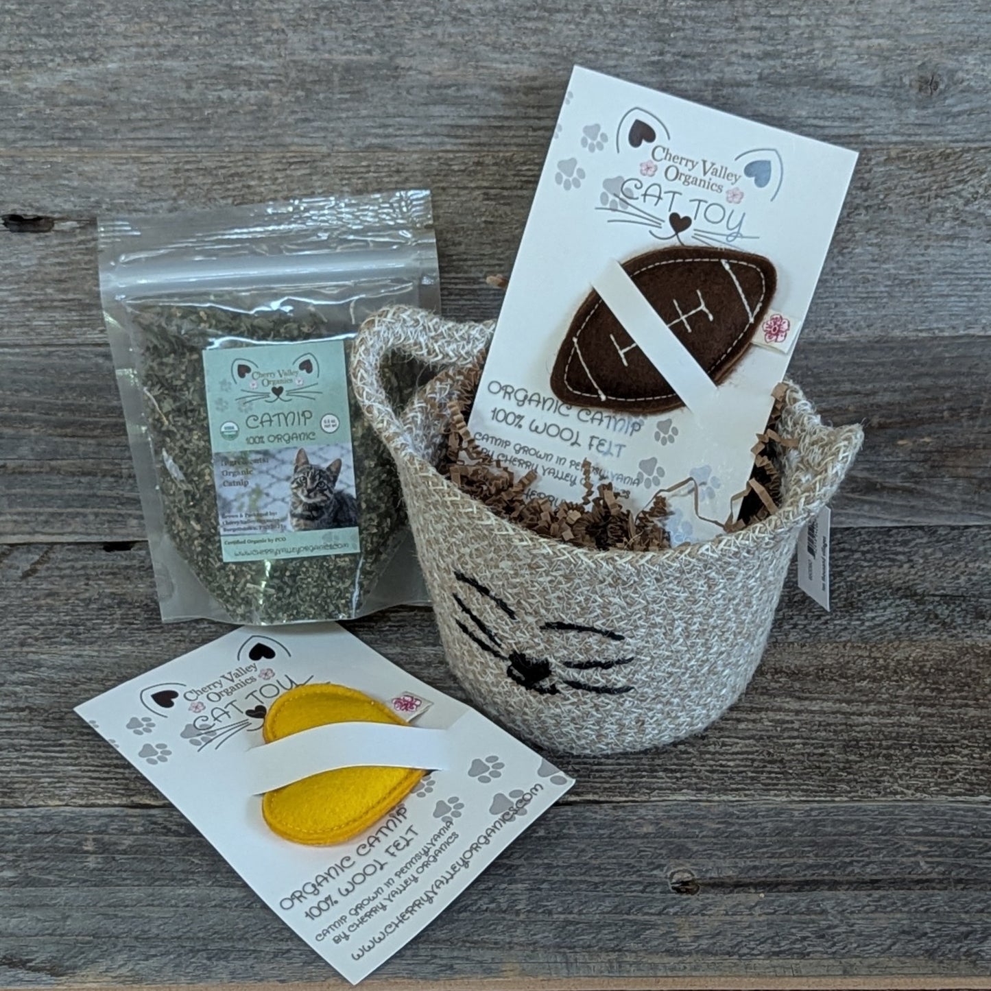 Crazy Cat Gift Basket