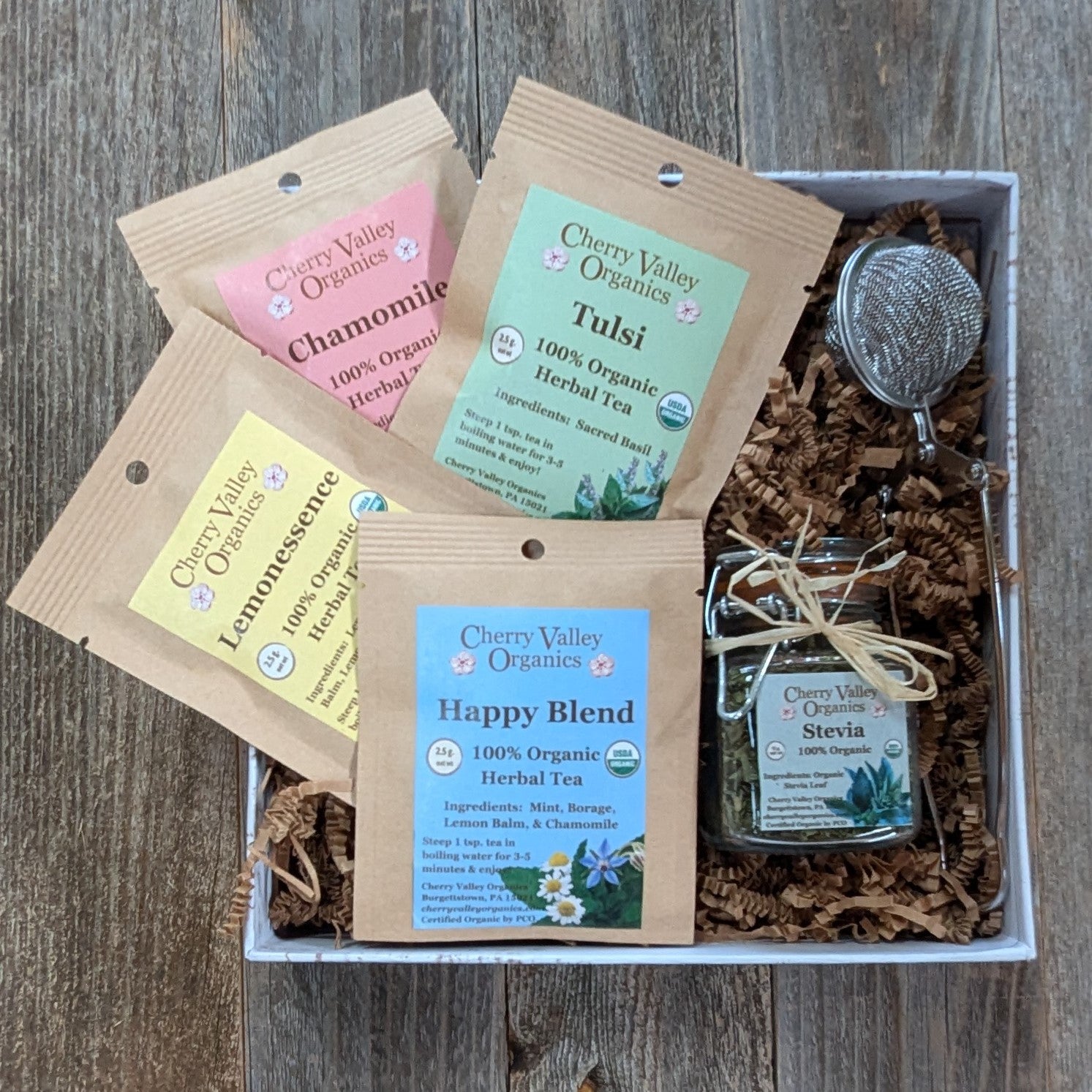Organic Herbal Tea Gift Box – Cherry Valley Organics
