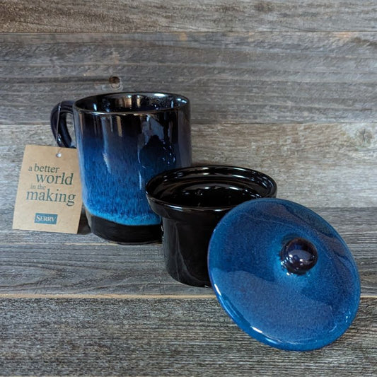 Fair-Trade Lak Lake Ceramic Tea Infuser Mug