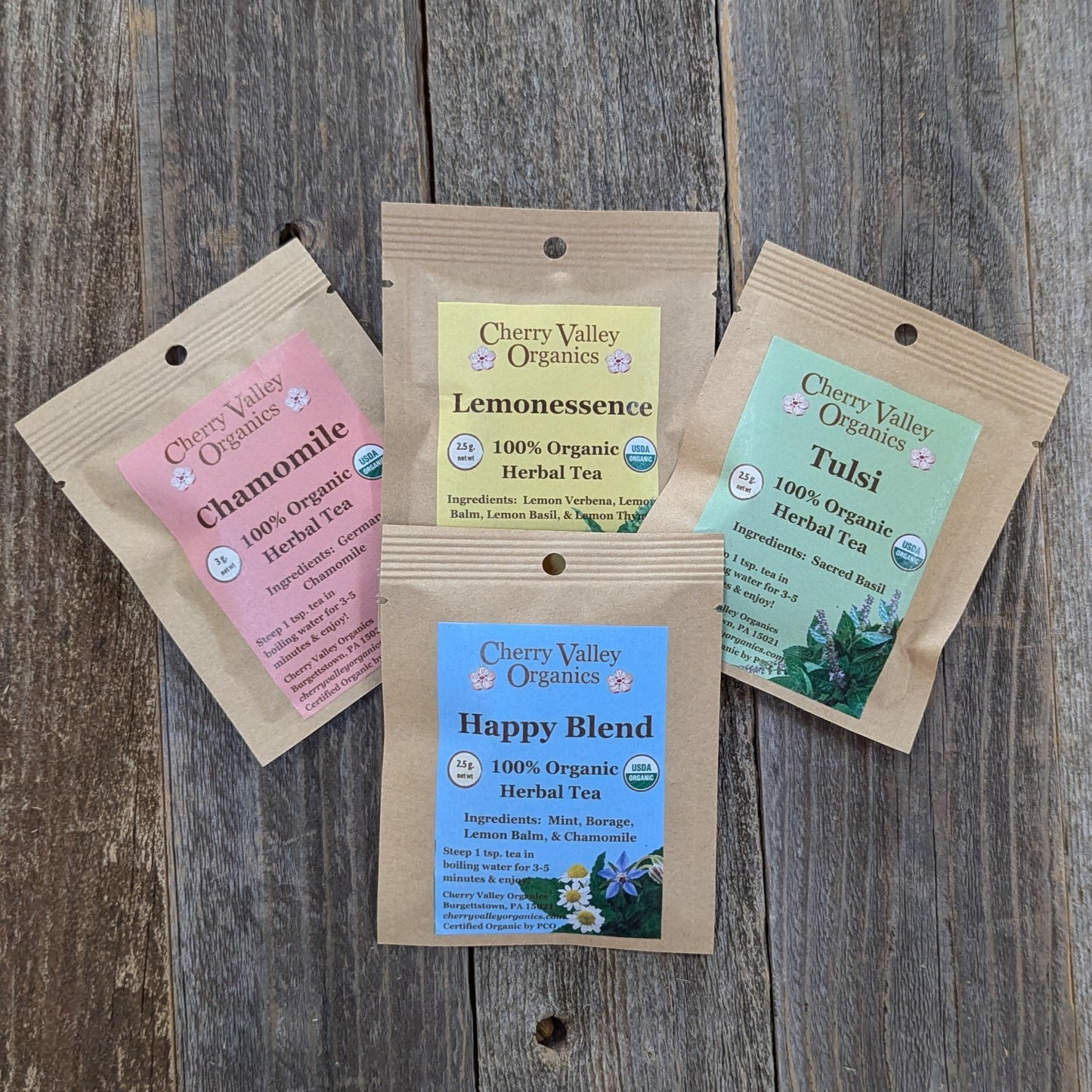 Organic Herbal Tea Sampler Pack