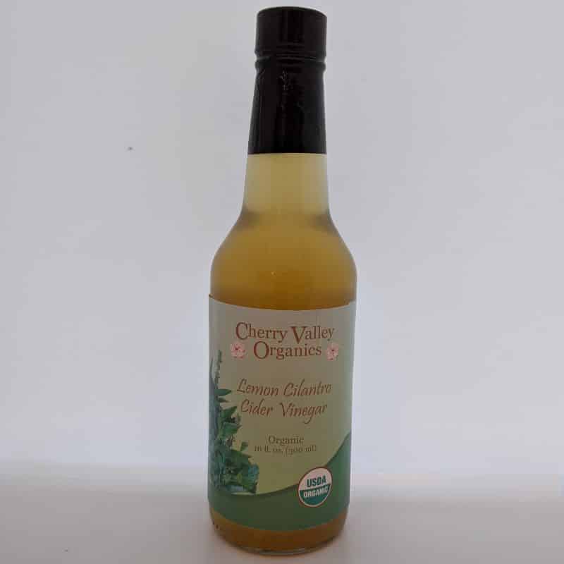 Lemon & Cilantro Apple Cider Vinegar - Cherry Valley Organics