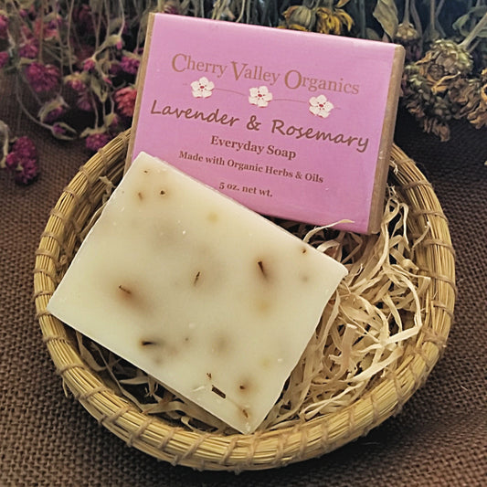 Lavender & Rosemary Everyday Soap - Cherry Valley Organics