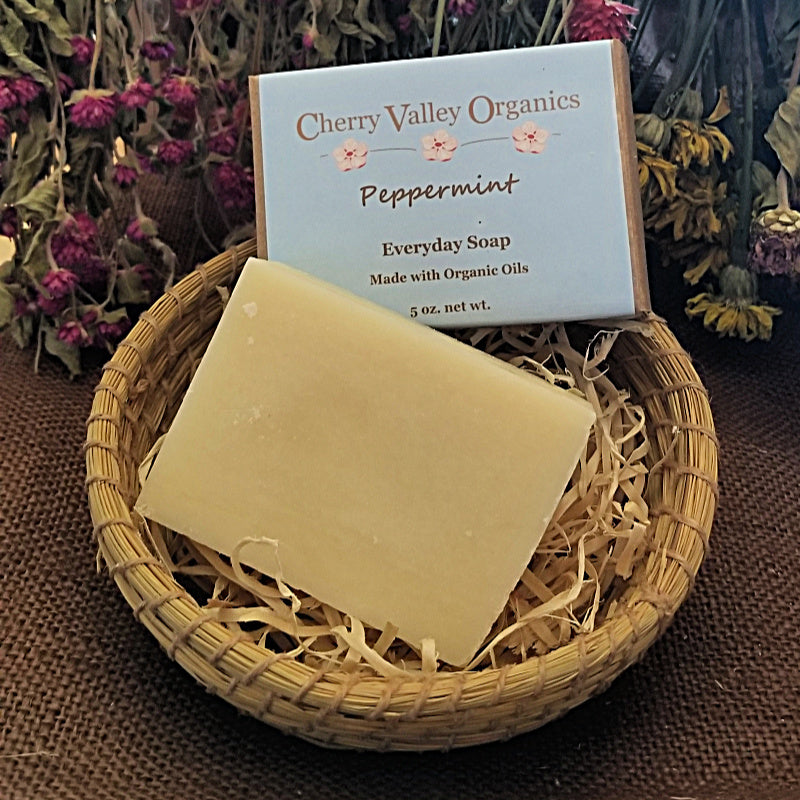 Peppermint Everyday Soap - Cherry Valley Organics
