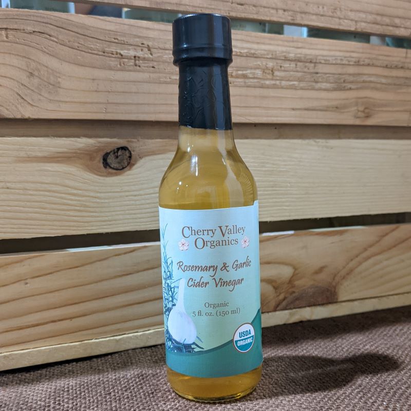 Rosemary & Garlic Apple Cider Vinegar - Cherry Valley Organics