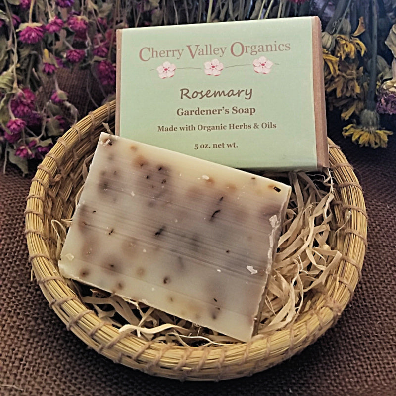 Rosemary Gardener's Soap - Cherry Valley Organics