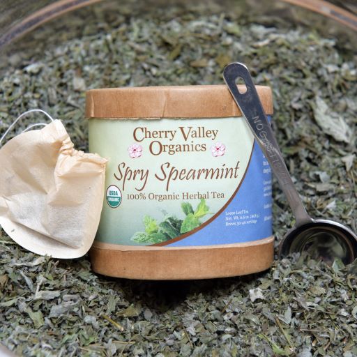 Spry Spearmint Herbal Tea - Cherry Valley Organics