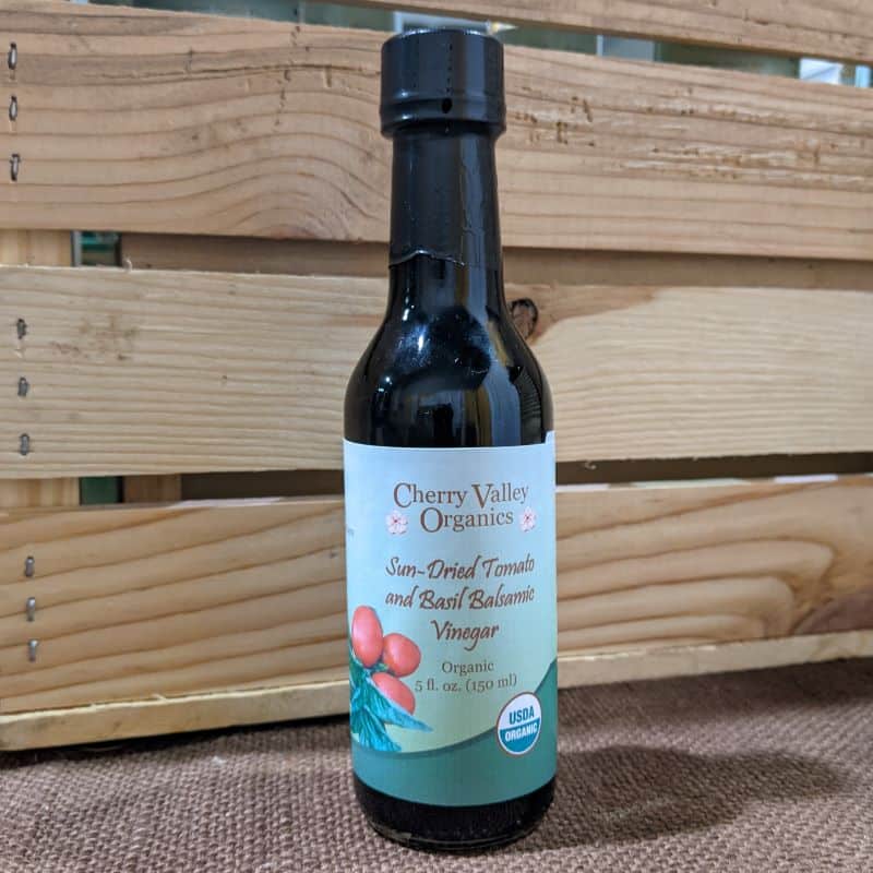 Sun Dried Tomato & Basil Balsamic Vinegar - Cherry Valley Organics